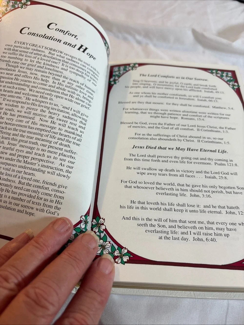 Holy Bible Dove of Peace - White Cover